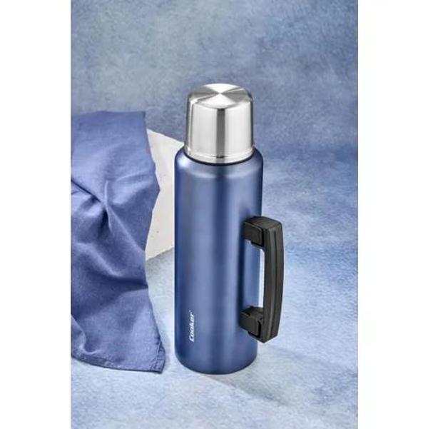 Cooker 1,5 Litre Kulplu Çelik Termos CKR-2085 Mavi - Image 1