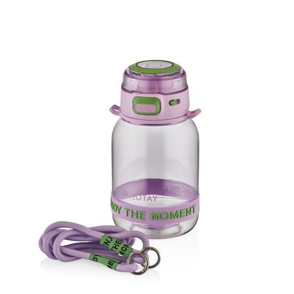 Shotay Lock Çocuk Su Matarası Tritan Mor 700Ml - Image 1