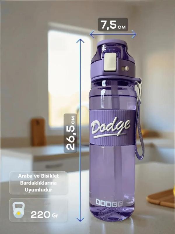 Dodge Su Matarası Tritan Mor 850Ml - Image 1