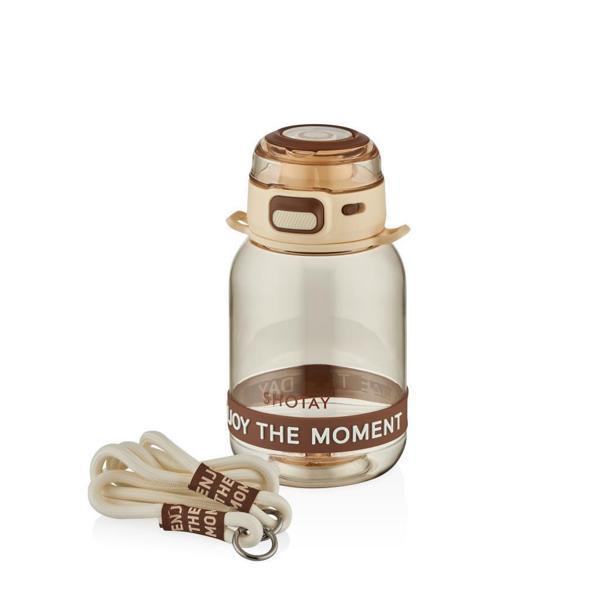 Shotay Lock Çocuk Su Matarası Tritan Krem 700Ml - Image 1