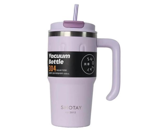 Shotay Termos Bardak Seyahat ve Outdoor 650Ml Lila - Image 1