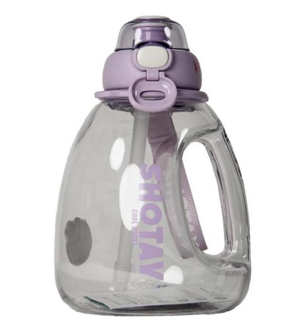 Shotay Hippo Su Matarası XL Tritan Mor 1300Ml - Image 1