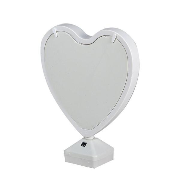 Büro Ev Ofis Makyaj Bakımı için Led Işıklı Kalpli Sihirli Ayna - Image 1