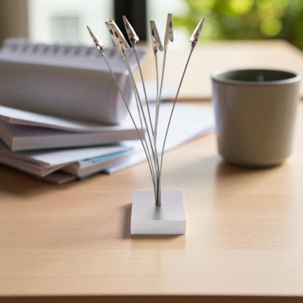 Büro Ev Ofis Hediyesi için Kağıt Tutacağı Kıskaçlı - Image 1