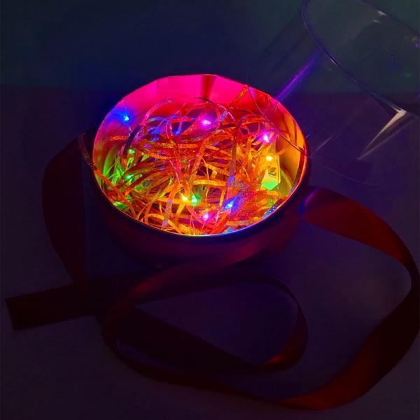 Büro Ev Ofis Dekoru için Işıklı Silindir Aksesuar Kutu - Image 1