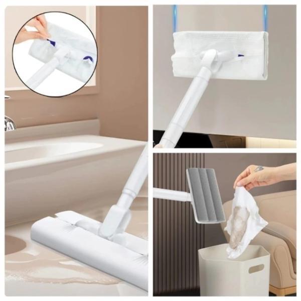 Büro Ev Ofis Yazlık Hijyeni için Mikrofiber Paspas Bezli Mop - Image 1