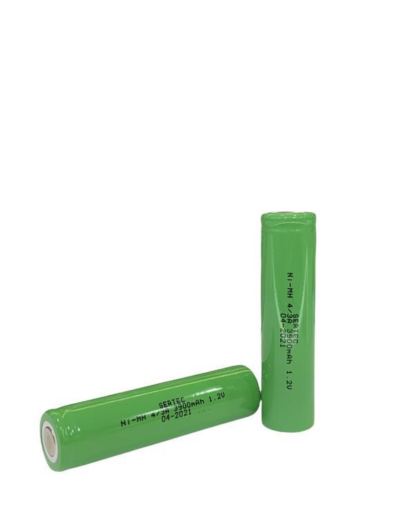 Büro Ev Ofis için Başsız/FlatHead 1.2V 3800MAH 4/3A Ni-MH Şarjlı Pil - Image 1