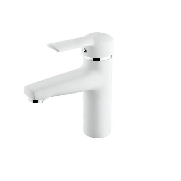 Foma Vista White Lavabo Bataryası Mat Beyaz 1022Vw - Image 1