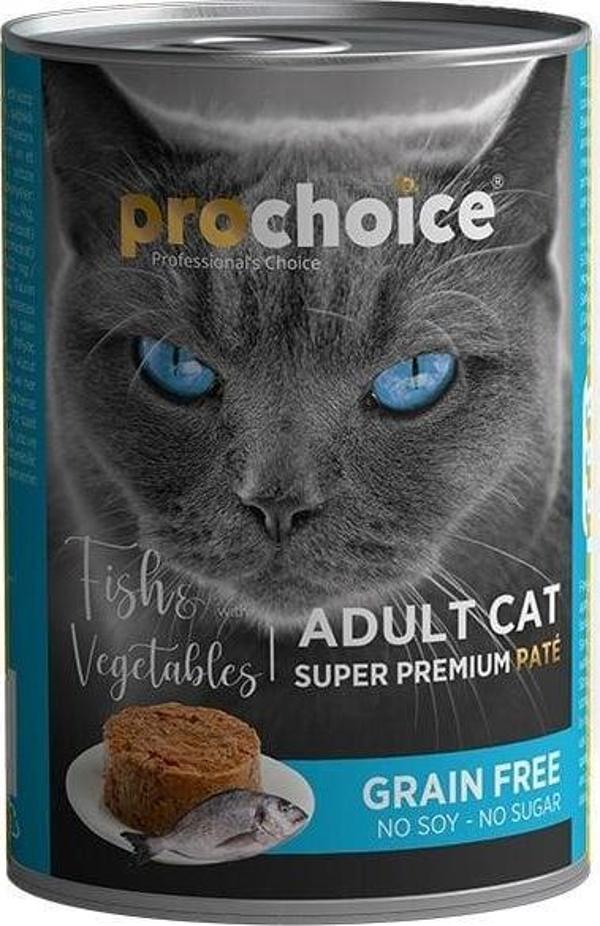 Pro Choice Adult Balık ve Sebzeli Yetişkin Konserve Kedi Maması 400 Gr - Image 1