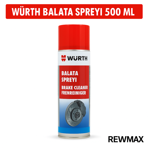 WÜRTH BALATA SPREYİ 500 ml – 24’LÜ PROFESYONEL KOLİ - Image 1