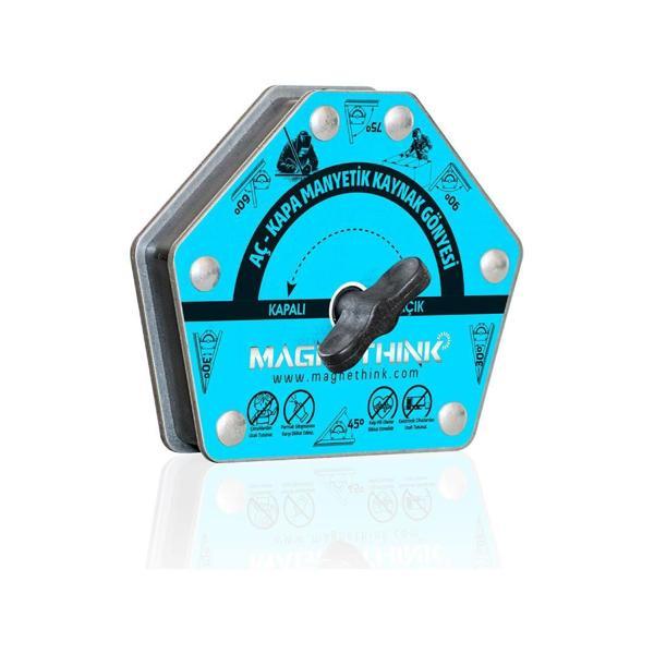 Magnethink Aç Kapa Çok Açılı Manyetik Kaynak Gönyesi - Mavi - Image 1