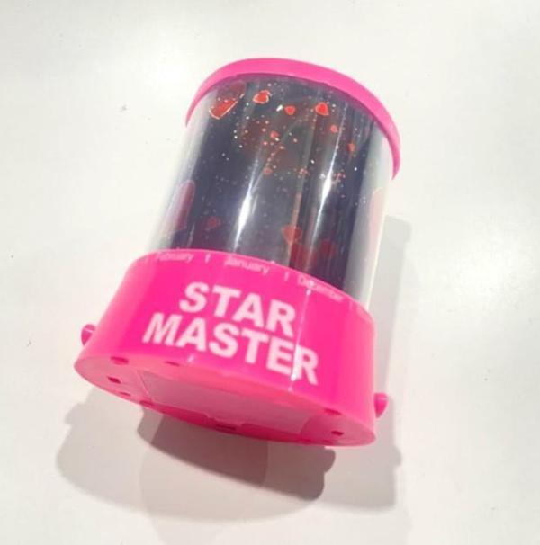 Sepetegelsin Yeni Moda Renkli Yıldızlar Led Gece Işığı Pembe - Image 1