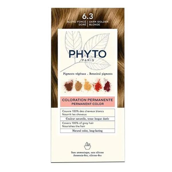 Phyto Phytocolor Bitkisel Saç Boyası - 6.3 Koyu Kumral Dore Yeni Formül - Image 1