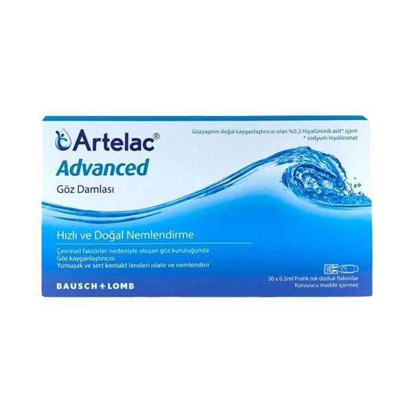 Artelac Advanced Tek Dozluk Göz Damlası 30 X 0,5 ml - Image 1