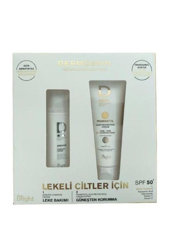 Dermoskin Arbutin Complex Cream 33ml + Pigmentyl Sun Protection Cream 75 Ml - Image 1
