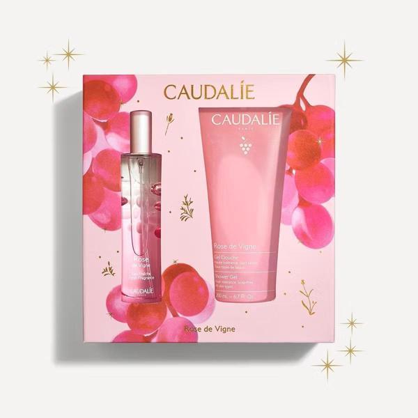 Caudalie Rose De Vignes 50 Ml +  Shower Gel 200 Ml Yılbaşı Kofre - Image 1
