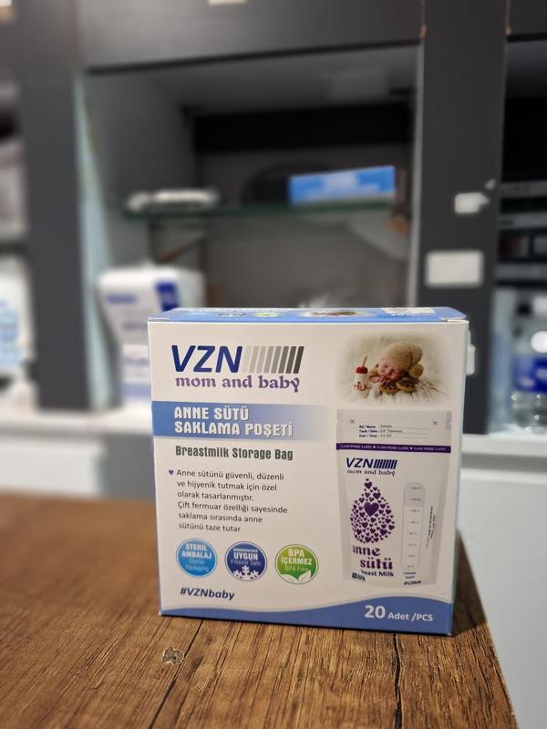 VZN ANNE SÜTÜ SAKLAMA POŞETİ 2 ADET ( 40 POŞET ) - Image 1