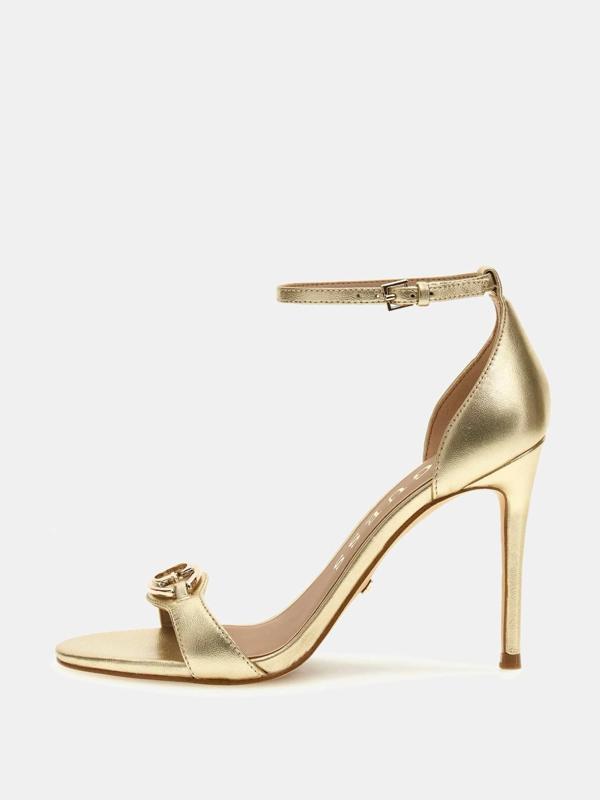 Guess Kabrina Kadın Sarı Deri Sandalet FLTKABLEM03-PLATI - Image 1