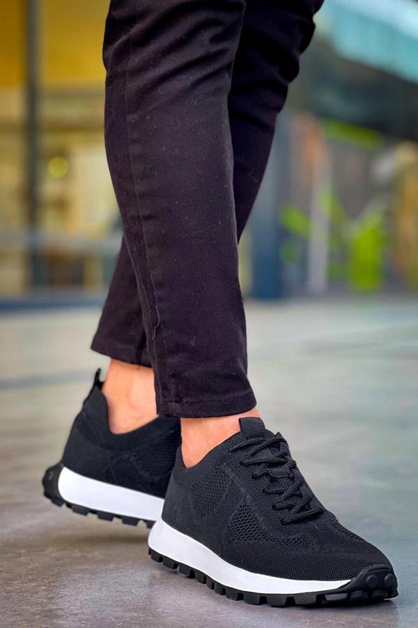 CH2409 - Triko Erkek Ayakkabı SIYAH - Image 1