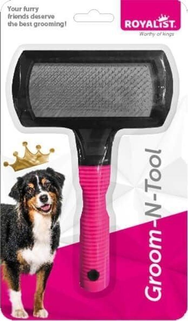 Royalist Çift Taraflı İnce Uçlu Yumuşak Saplı Köpek Tarağı - Image 1