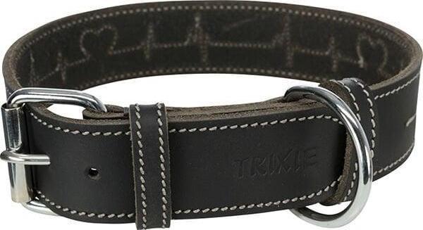 Trixie Kalın Deri Köpek Boyun Tasması Siyah Xlarge 55-65 Cm - Image 1