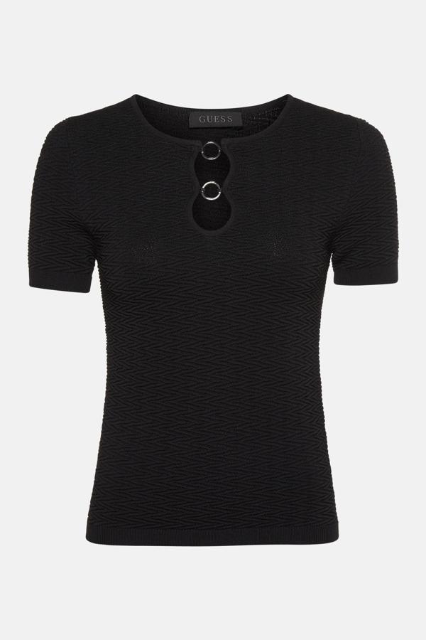 Guess Helena Kadın Siyah Triko W5YR16Z3OV0-JBLK - Image 1