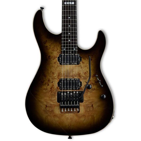 ESP E-II SN-II Nebula Black Burst Elektro Gitar - Image 1