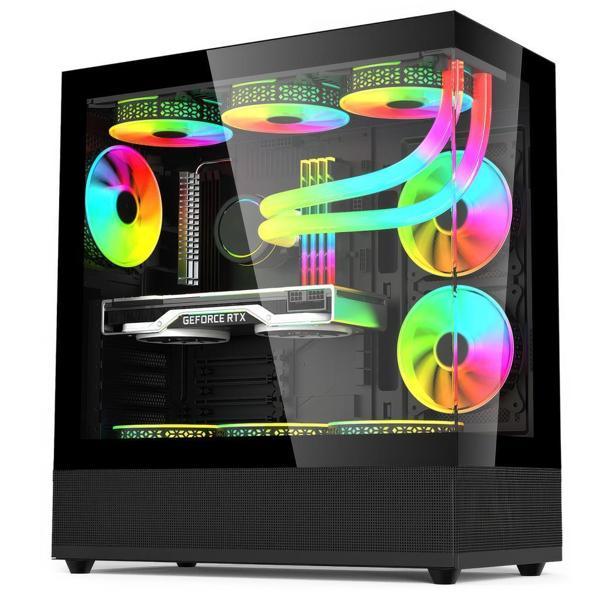 İzoly X10 i7 12700F 32GB DDR4 RAM 1TB Nvme M.2 SSD RTX4060 8GB 240MM Sıvı Soğutma Oyuncu Masaüstü Bilgisayarı - Image 1