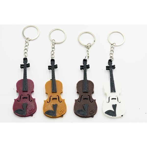 Diyez Müzik Bordo Keman Anahtarlık - Image 1