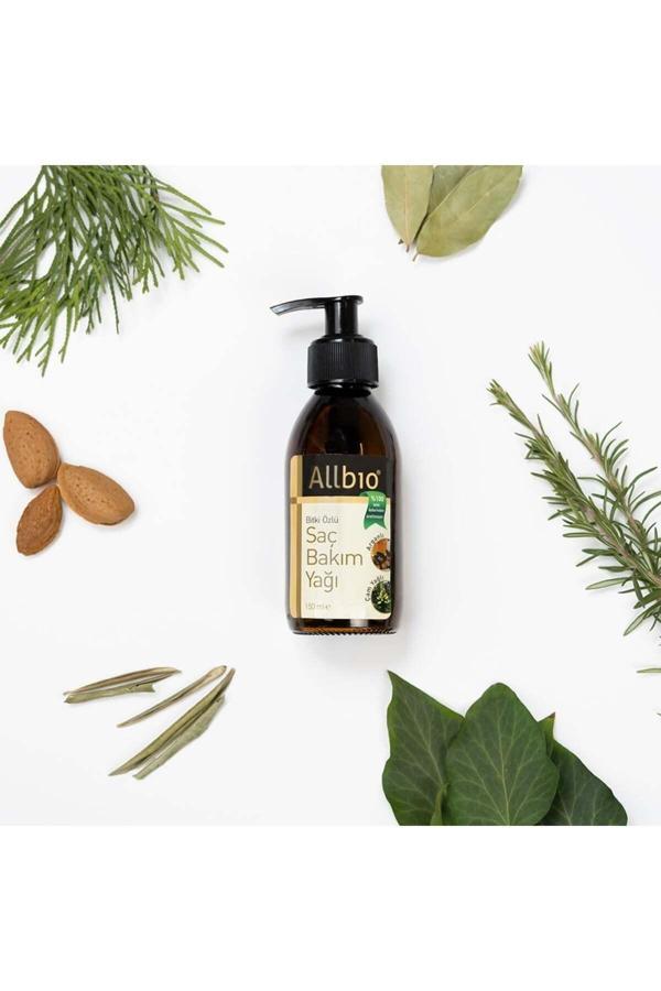 Allbio Bitki Özlü Saç Bakım Yağı 150 Ml - Image 1
