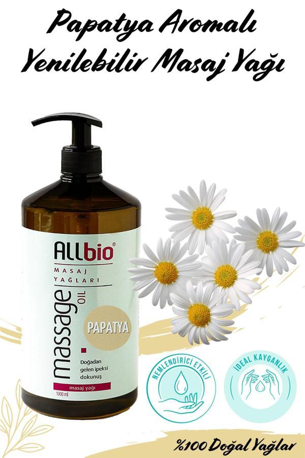 Allbio Masaj Yağı Papatya 1 Lt - Image 1
