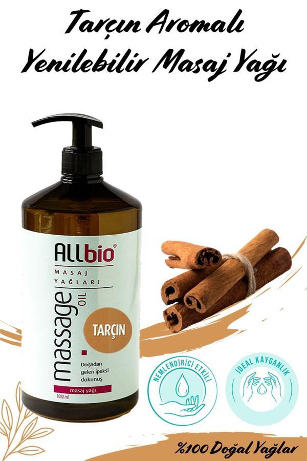 Allbio Masaj Yağı Tarçın 1 Lt - Image 1