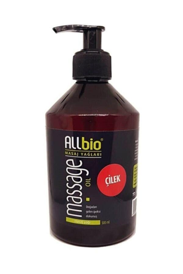 Allbio Masaj Yağı Çilek 500Ml - Image 1