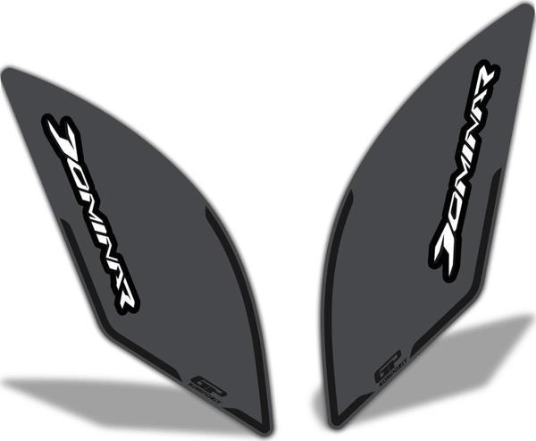 GP Kompozit Bajaj Dominar 250 / 400 2017-2023 Uyumlu Yan Pad Gri - Image 1