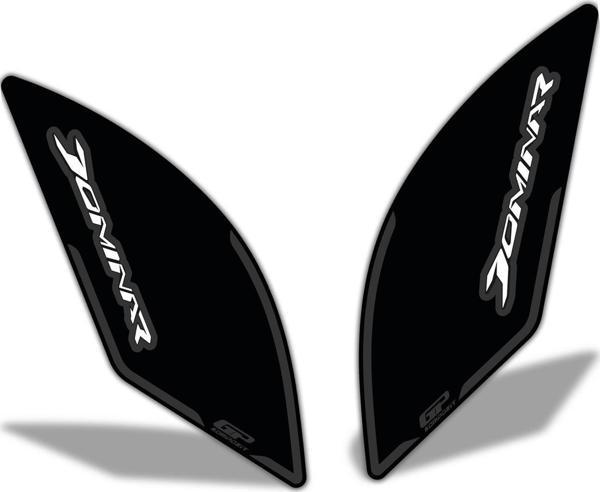 GP Kompozit Bajaj Dominar 250 / 400 2017-2023 Uyumlu Yan Pad Siyah - Image 1