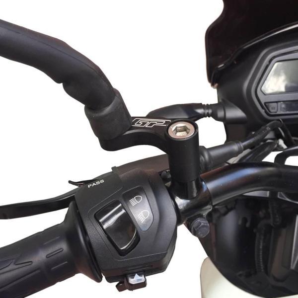 GP Kompozit Bajaj Dominar 400 2017-2019 Uyumlu Ayna Genişletme Siyah - Image 1