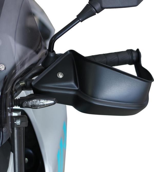 GP Kompozit CF Moto 250 NK 2018-2022 Uyumlu Elcik Koruma Siyah - Image 1