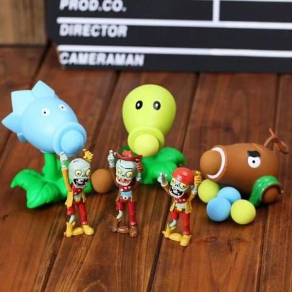 Schulzz Plants And Zombies Zombi Ve Bitkiler +figür+toplar 3lu set - Image 1