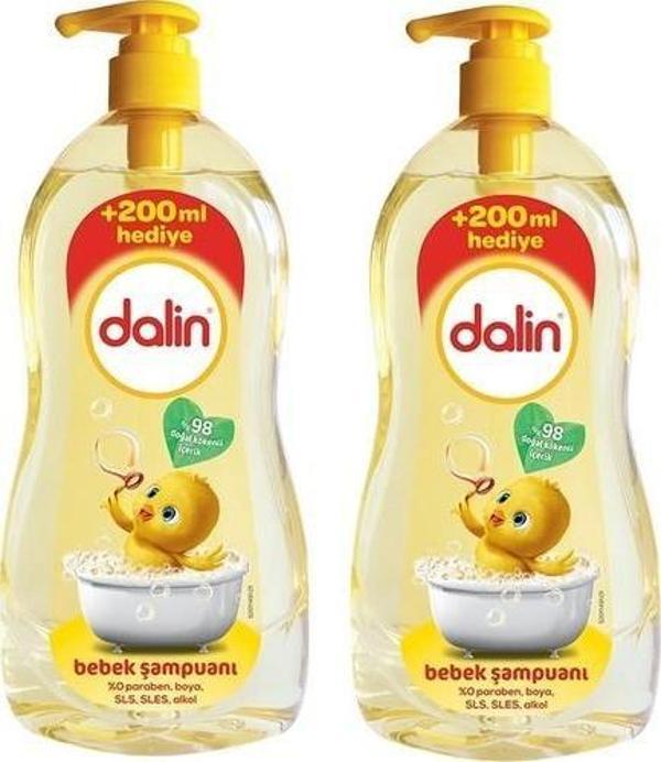 Dalin Klasik 900 ml 2'li Bebek Şampuanı - Image 1