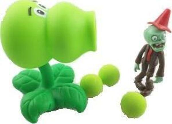 Schulzz Plants And Zombies Zombi Ve Bitkiler Yesil Figür Toplar - Image 1
