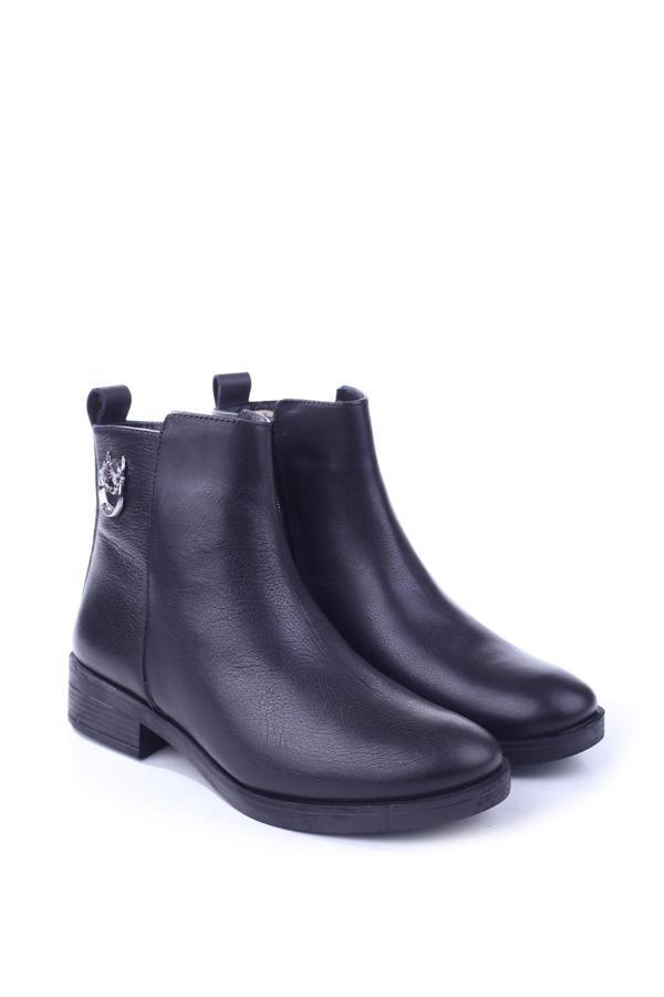 Castle Black 21895-1 Termo Taban Hakiki Deri Günlük Kadın Bot - Image 1