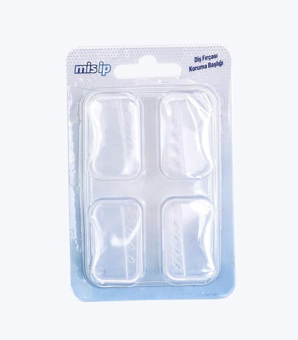 MİSİP DİŞ FIRÇASI KORUMA BAŞLIĞI 4'LÜ - Image 1