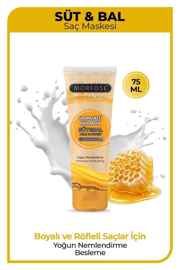 MORFOSE SAÇ MASKESİ SÜT BAL 75 ML - Image 1