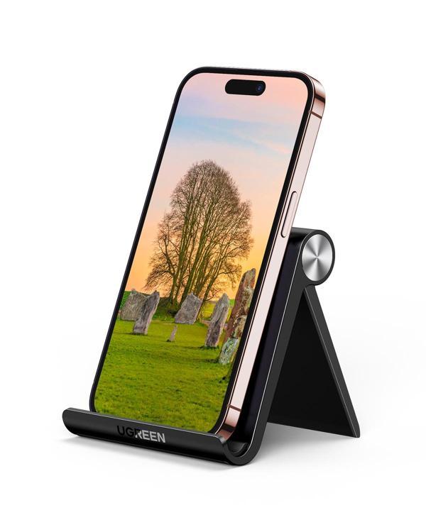 UGREEN Çok Amaçlı Masaüstü Telefon Standı, Siyah, 50747 - Image 1