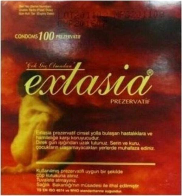 Extasia Kondom Klasik Prezervatif 100 Lü - Image 1