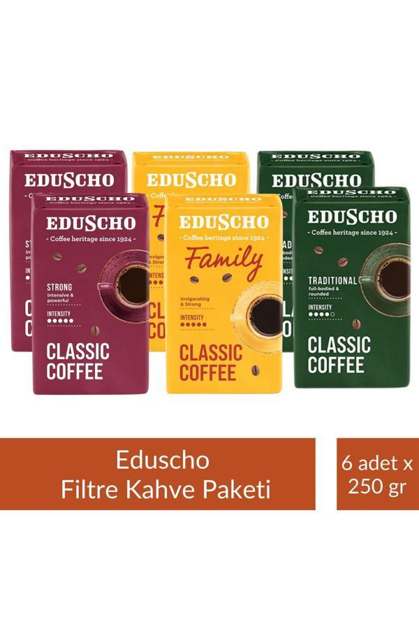 Tchibo Eduscho Filtre Kahve Tanışma Paketi 250 gr x 6 Adet - Image 1
