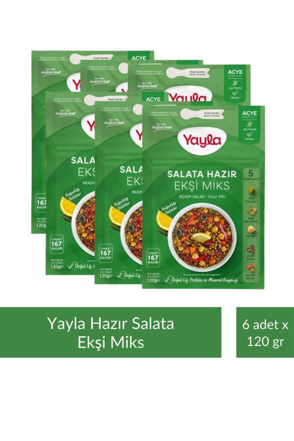 Yayla Salata Hazır Ekşi  Miks 120 gr x 6 Adet - Image 1
