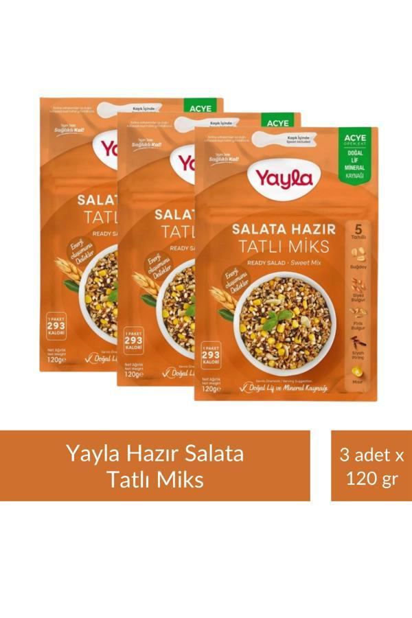 Yayla Salata Hazır Tatlı  Miks 120 gr x 3 Adet - Image 1