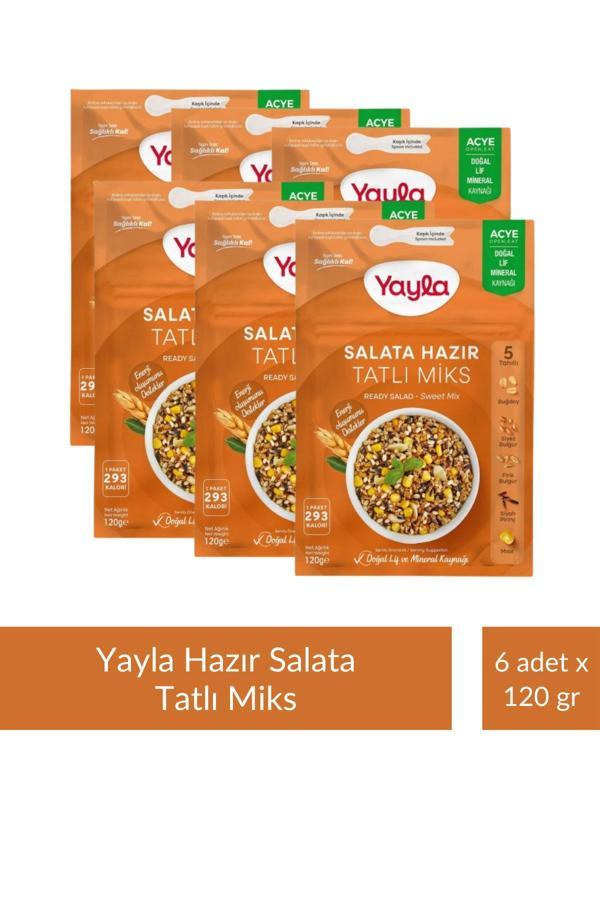 Yayla Salata Hazır Tatlı  Miks 120 gr x 6 Adet - Image 1