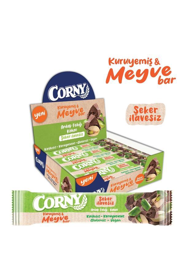 Corny Kuruyemiş & Meyve Bar Antep Fıstığı Kakao 35g x 12 Adet - Image 1